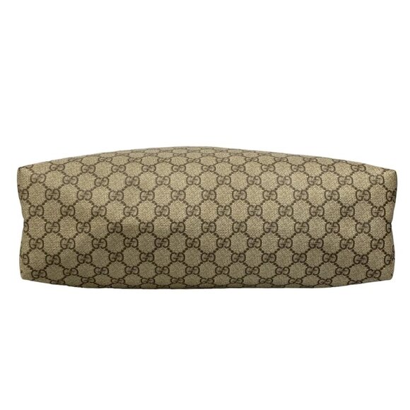 GUCCI GG Plus GG Supreme/Shelly (Web) Gray Beige Dark Brown PVC - 797-061725 - Picture 5 of 14
